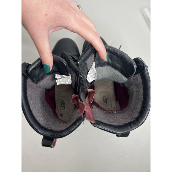 Ugg Women’s Black Kesey Waterproof Boot Size 7 - Picture 8 of 11